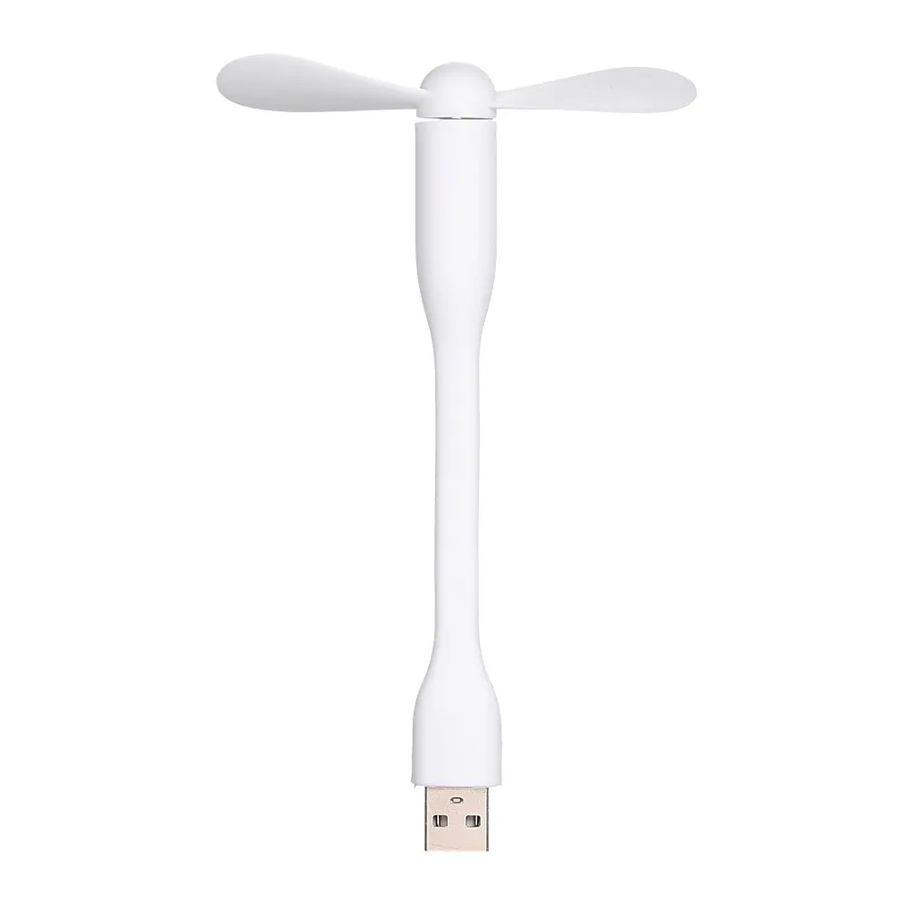 Вентилятор мобільний USB білий - фото 3