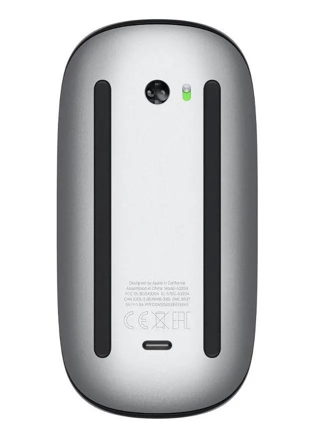 Миша Apple Magic Mouse USB-C Black Multi-Touch Surface (MXK63) - фото 5