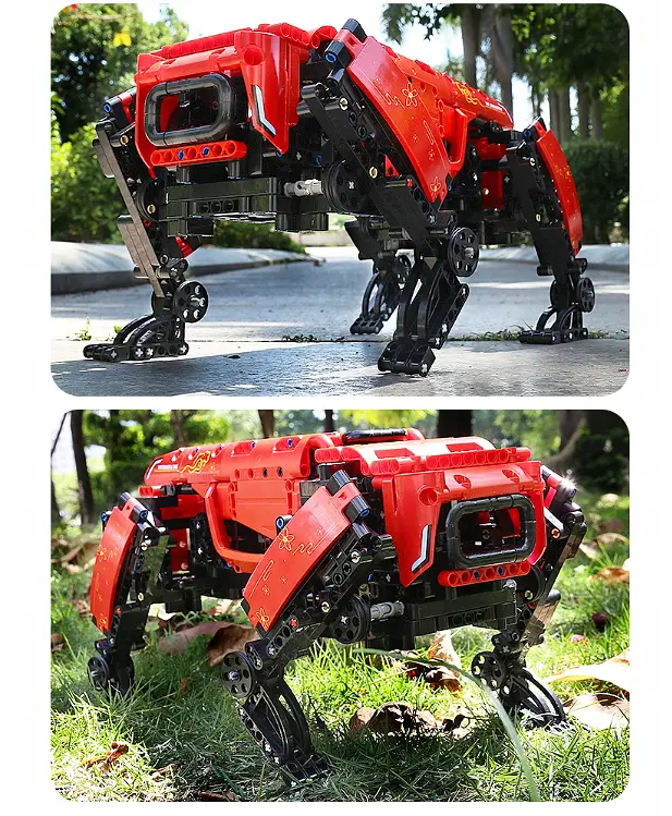 Конструктор дитячий на радіокеруванні Mould King Робот-Пес 921 деталь  - фото 9