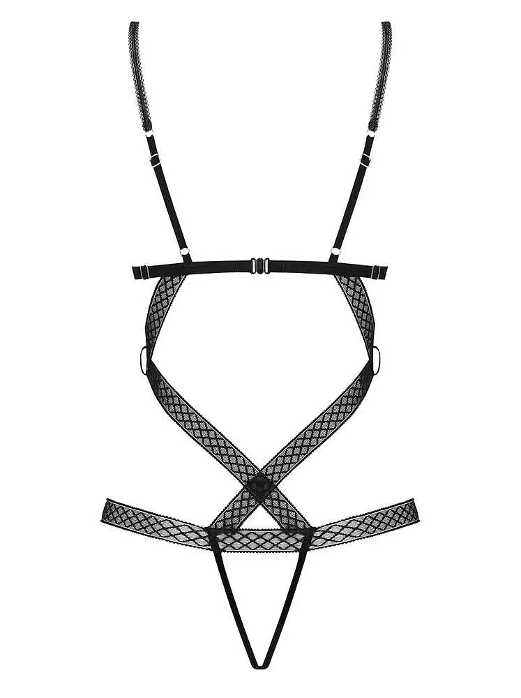 Боді Obsessive 855TED1 Body Black L/XL - фото 3