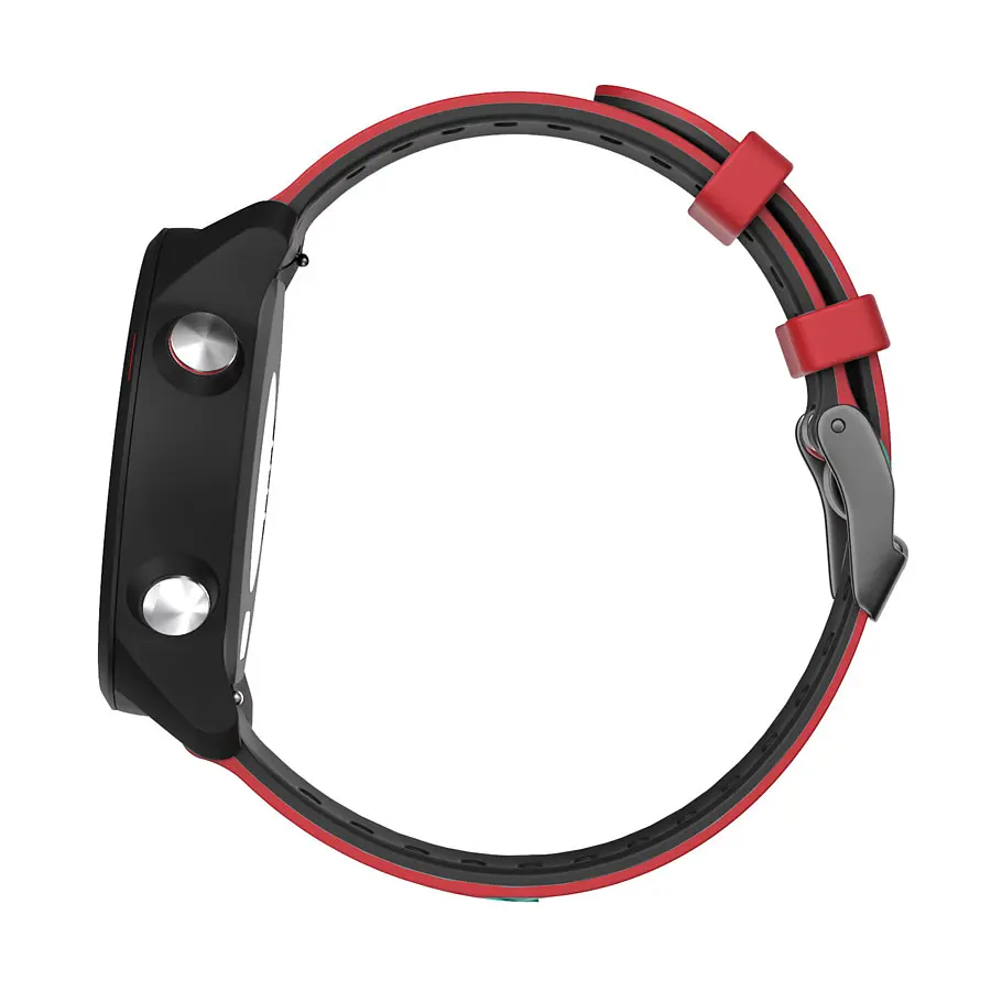 Силиконовый ремешок Rage для Huawei Honor GS GS Pro Magic Watch 1 Magic Watch 2 Watch Dream - красно-черный ширина крепления 22мм Watchbands (W25-2WB26774712) - фото 4