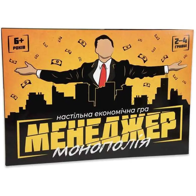 Гра настільна STRATEG "Менеджер" розважальна економічна 30342