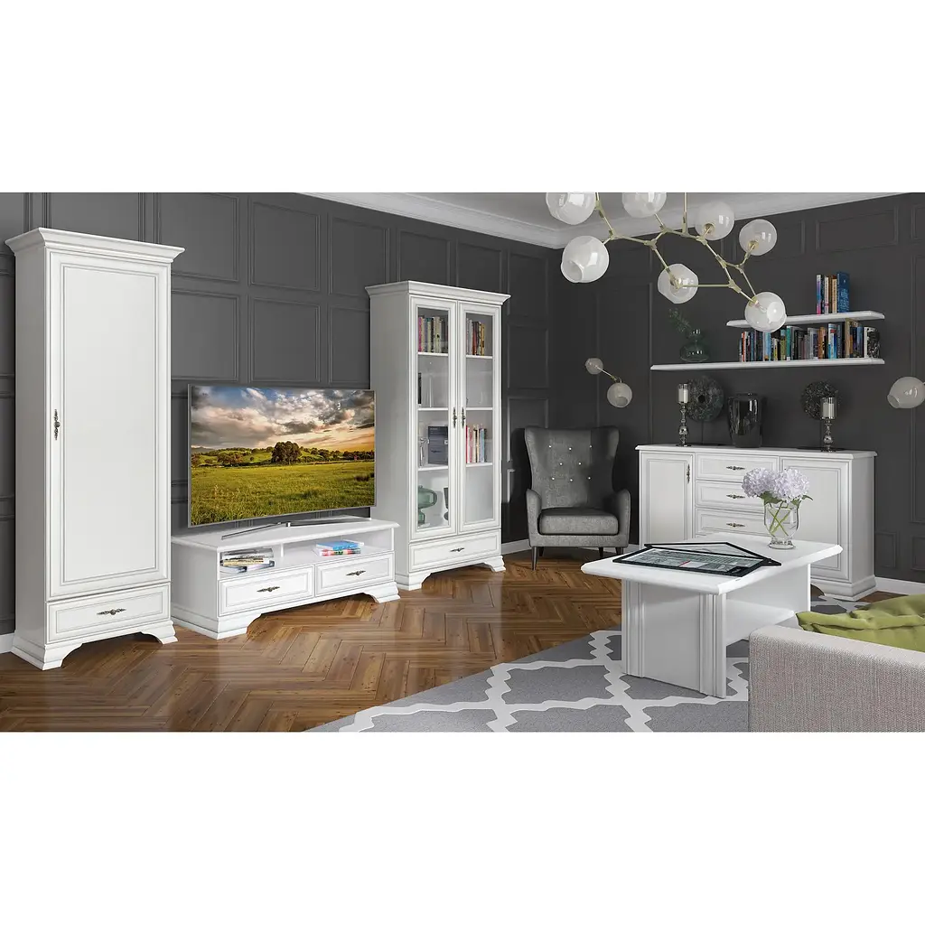 Пенал закритий ВМК Кентукі REG1D1S з ящиком Білий альпійський (GRB-1762) - фото 3