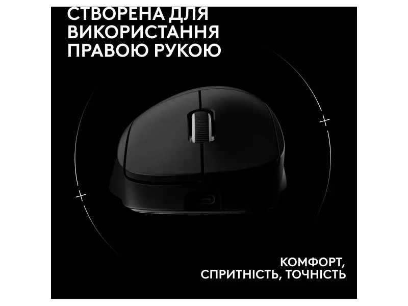 Миша Logitech Pro X Superlight 2 Dex Black (910-007357, 910-007359) - фото 9