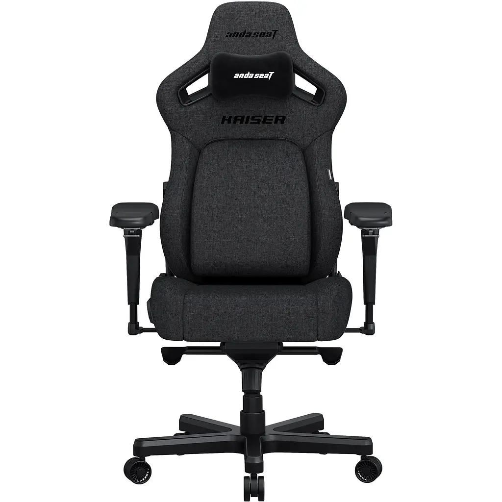 Крісло ігрове Anda Seat Kaiser 4 Dark Grey Fabric Size XL (AD12YDDC-XLL-20-GB-CF) - фото 14