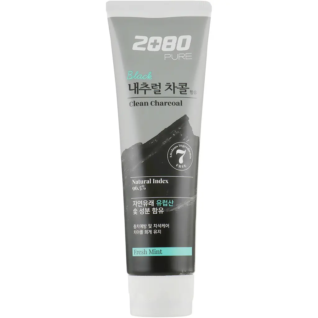 Зубна паста Aekyung 2080 Pure Charcoal з вугіллям деревним, 120 г (890494) - фото 3