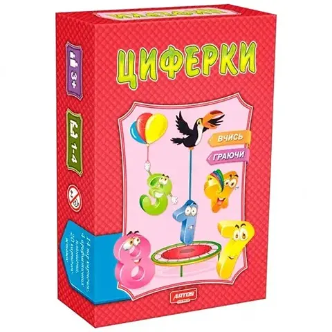 Настільна гра Artos Games Циферки 0475