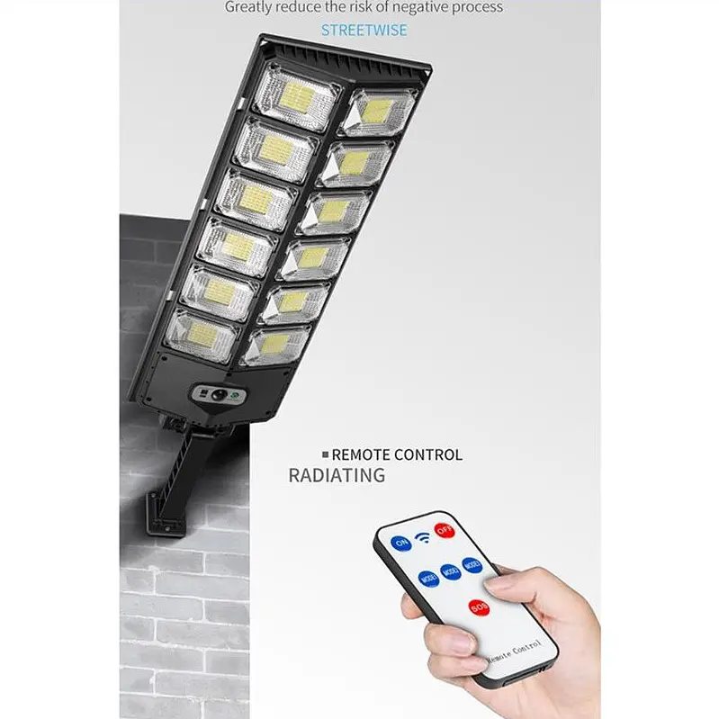 Вуличний ліхтар на стовп XPRO W789A-6 із сонячною панеллю чорний (43788-W789A-6_670) - фото 5