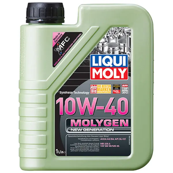Напівсинтетична моторна олива - Molygen New Generation 10W-40 1л. (9955)