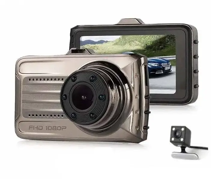 Автомобільний відеореєстратор DVR 666+ з розширеним функціоналом для запису дороги Чорний - фото 2