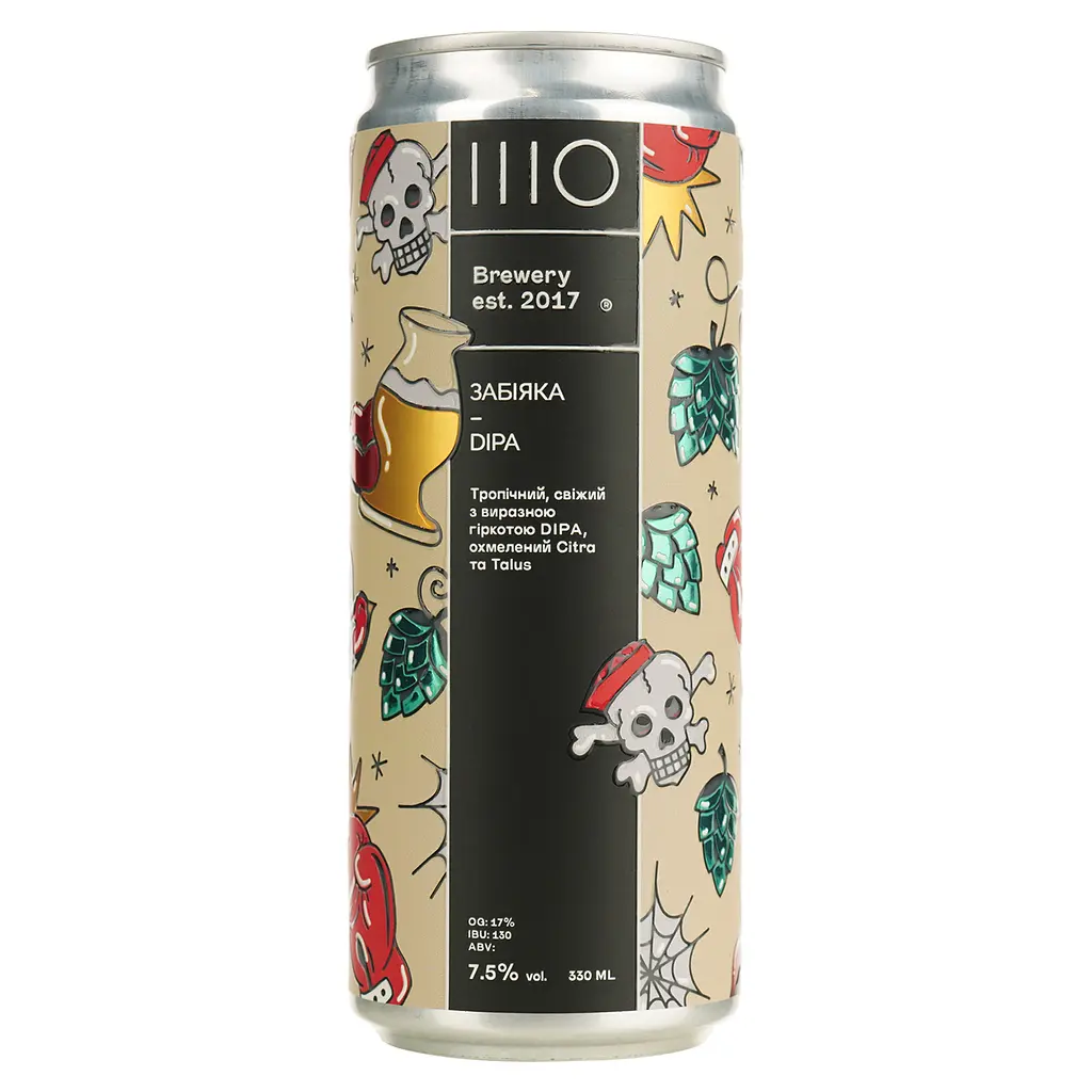 Пиво Sho Brewery Забіяка светлое 7.5% 0.33 л ж/б - фото 2