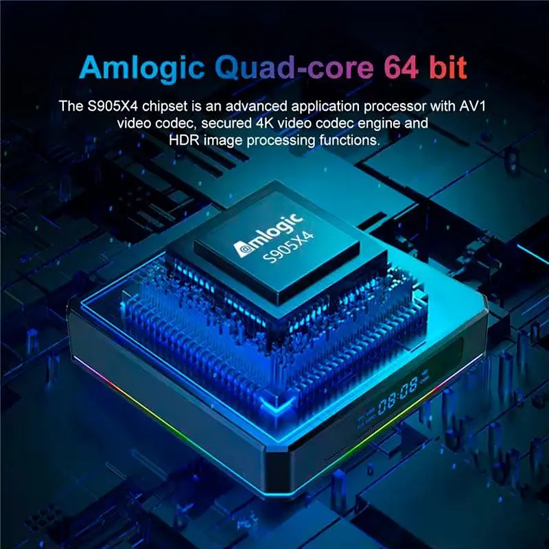 Android 11 приставка плеєр 4K Amlogic TV BOX X96x4 AIR 4/32 ГБ - фото 5
