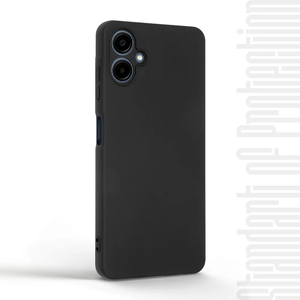 Чехол-накладка для смартфона Samsung Galaxy A06 (A065) противоударный, силиконовый, термополиуретановый (ТПУ), с защитой камеры и корпуса, черный, защита всего корпуса, ArmorStandart (ARM80139) - фото 2