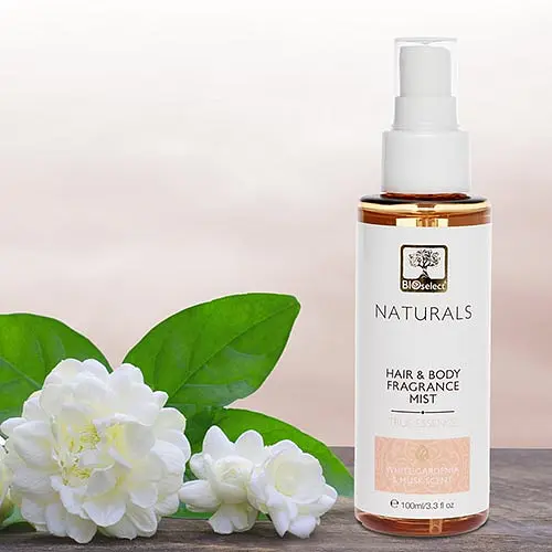 Міст BIOselect Hair and Body Fragrance Mist True Essence White Carodenia & Musk Scent для тіла та волосся 100 мл - фото 4