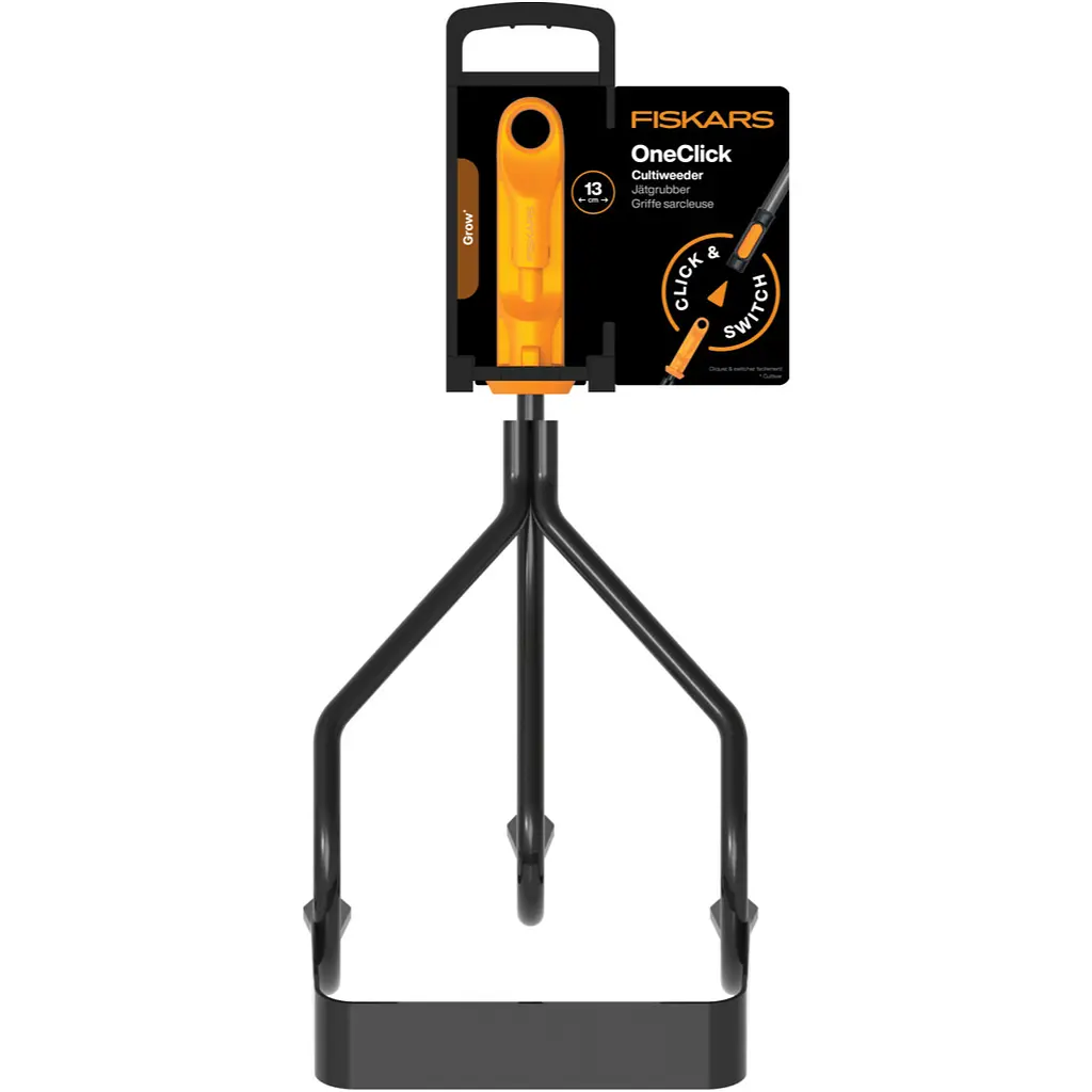 Насадка-культиватор з сапою Fiskars OneClick (1080685)
