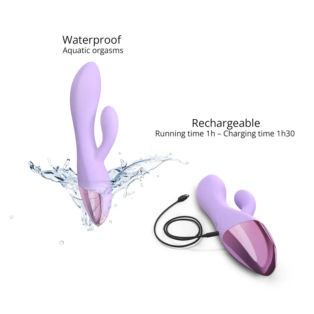 Вібратор-кролик Love To Love FUNKY BUNNY - VIVA MAUVE - фото 3