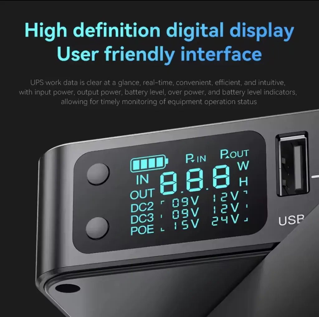 Skazeke D2P — Мини ИБП (UPS) 18000mAh (5-24V) для роутеров, камер, модемов и другого оборудования. - фото 6