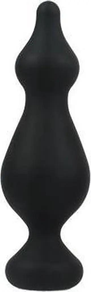 Adrien Lastic Amuse Big Black, L - анальна пробка з двома переходами, 13.5х4.1см, чорний