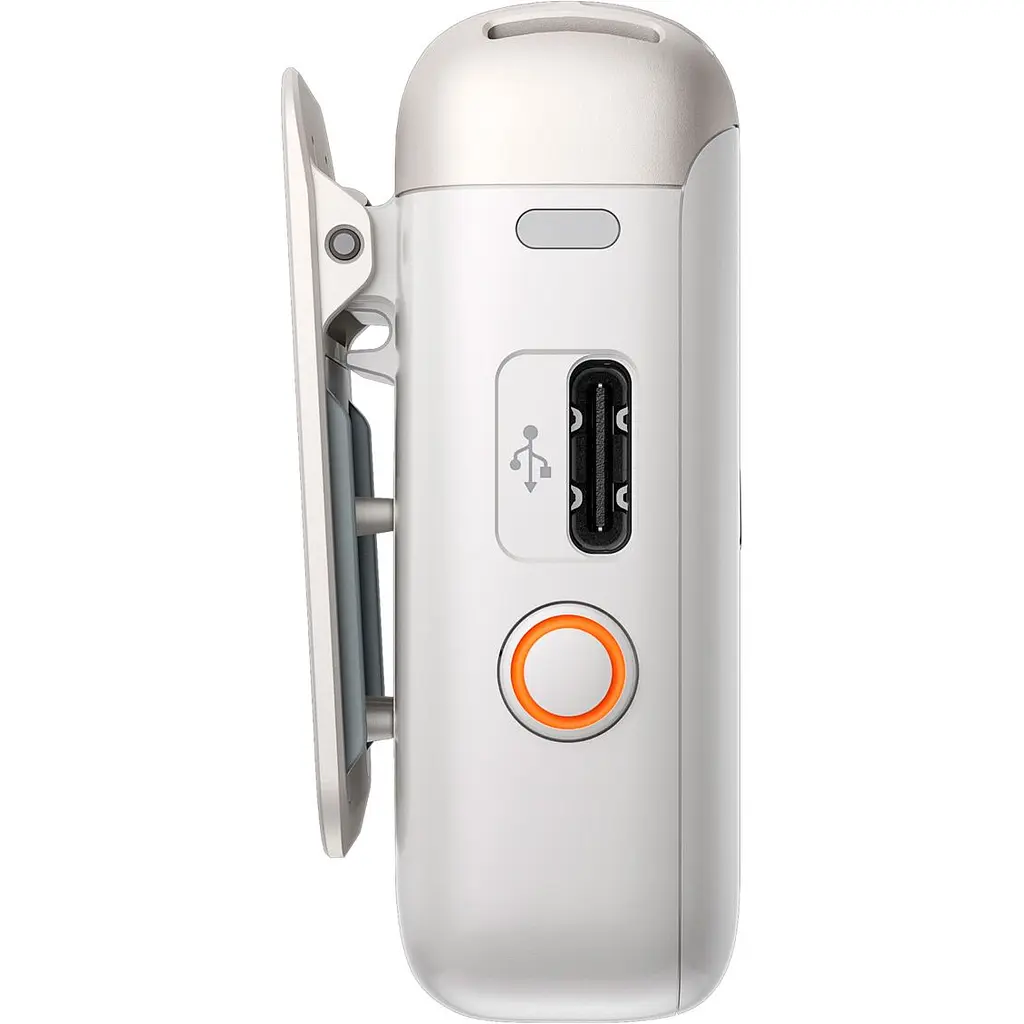 Передавач радіосистеми DJI Mic 2 Transmitter Pearl White (CP.RN.00000329.01) [104406] - фото 5