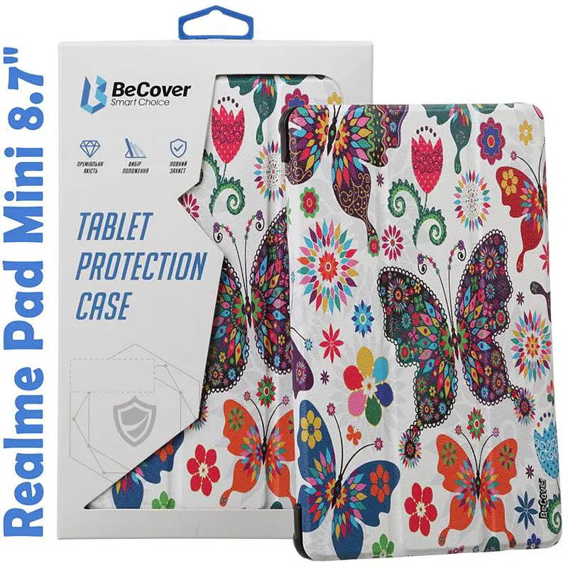 Чохол-книжка BeCover Smart для Realme Pad Mini 8.7 Butterfly (708261) - фото 3