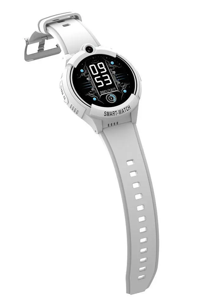 Дитячий розумний смарт годинник-телефон Lemfo M56 з GPS, 4G сім картою, прослуховуванням та кнопкою SOS До 5-7 днів роботи Білий - фото 4
