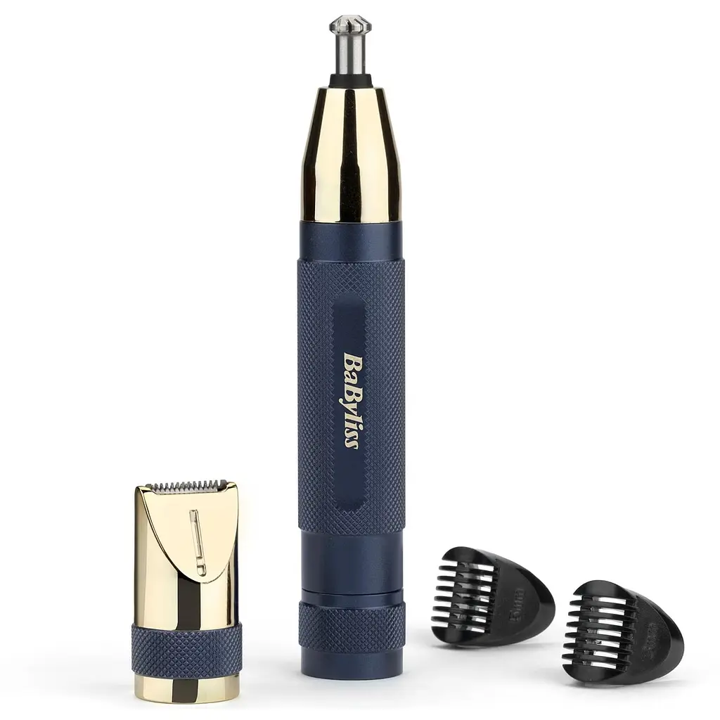 Тример Babyliss для брів, вусів, носа та вух синій (E112E) - фото 2