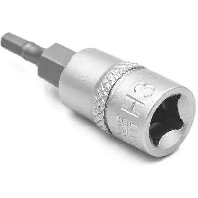 Головка торцевая Wurth 1/4IN с насадкой HEX3 Red Stripe (5763014311) - фото 4