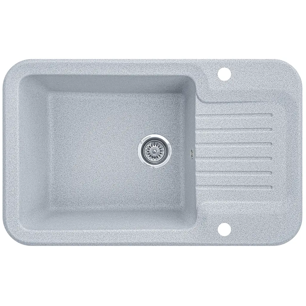 Мойка кухонная Valetti 55N гранитная 810х510 мм серая - фото 4