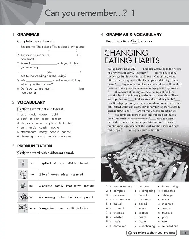 English File (4th Edition) Intermediate Workbook with key - фото 9