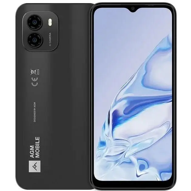 Смартфон AGM Note N1 8/128GB серый - фото 2