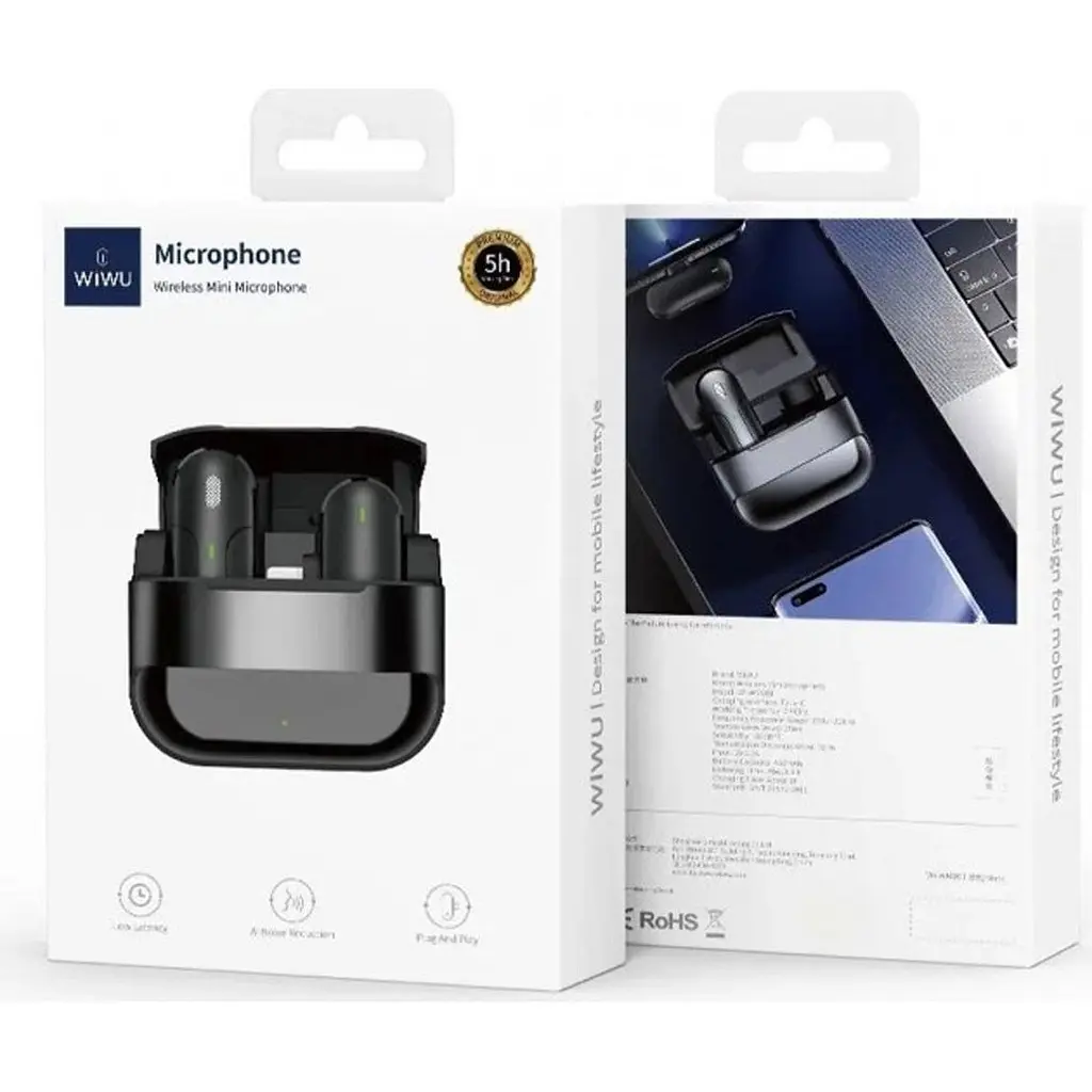 Мікрофонна радіосистема WiWU Mini Wi-WM001 USB-C [112549] - фото 5