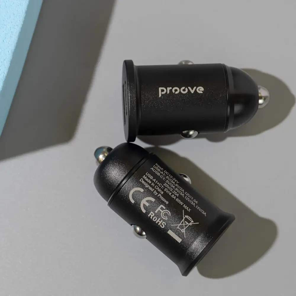 АЗП Proove Tiny Power Pro 65W (USB + Type-C), в асортименті - фото 3