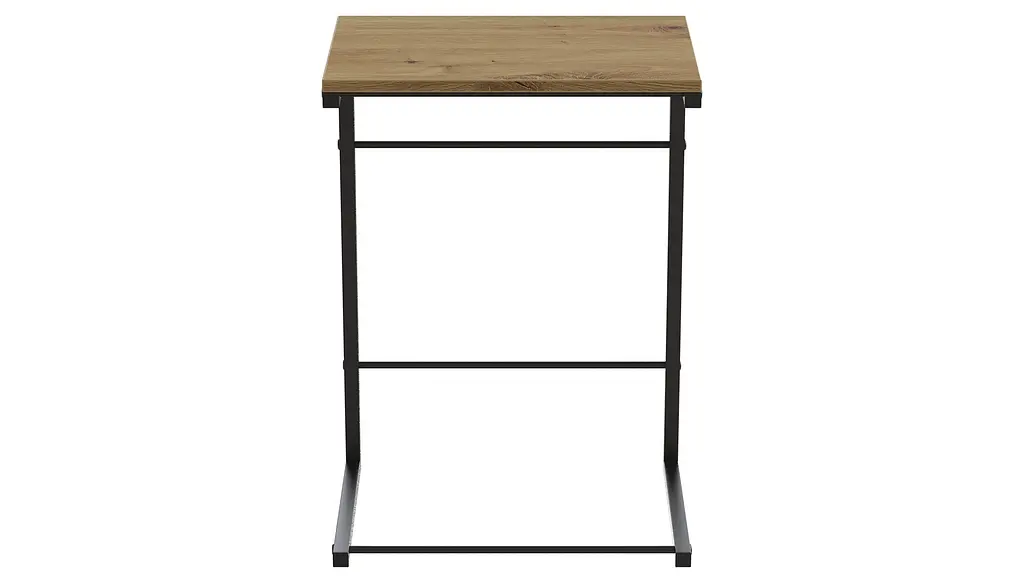 Столик Терри Ferrum-decor 650x440x330 Черный металл ДСП Дуб Артизан 16 мм (FRD-104653) - фото 6