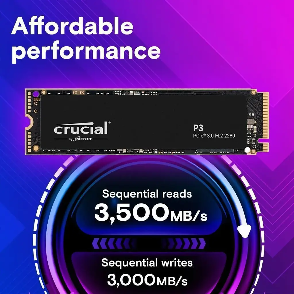 SSD накопичувач Crucial P3 2TB [CT2000P3SSD8] [142559] - фото 5