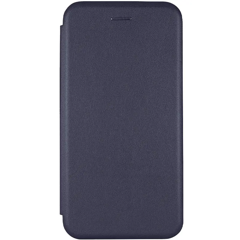 Шкіряний чохол-книжка Epik Classy для Motorola Moto G15 Power / G17 Power Темно-синій