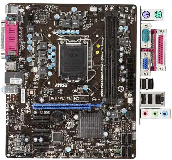 Материнська плата MSI H61M-P23 (B3) LGA 1155 (H61M-P23 (B3)) Б/В - фото 2