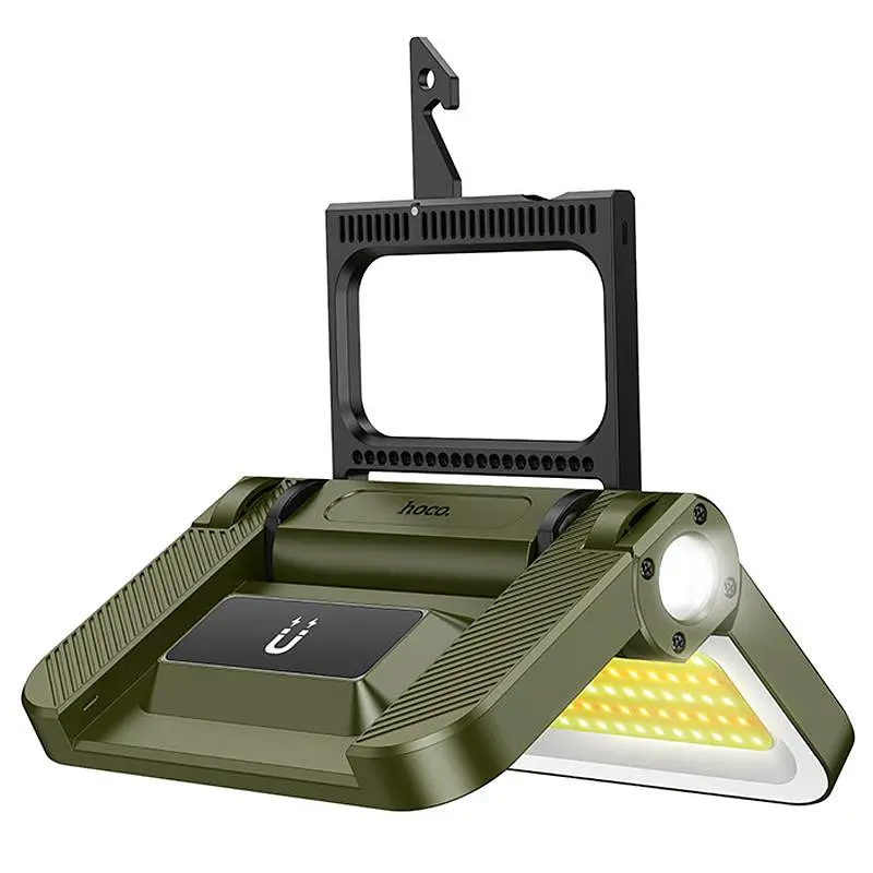 Кемпінговий ліхтар DL22 solar-powered (5000 mAh) Green Hoco teh0029709 - фото 4