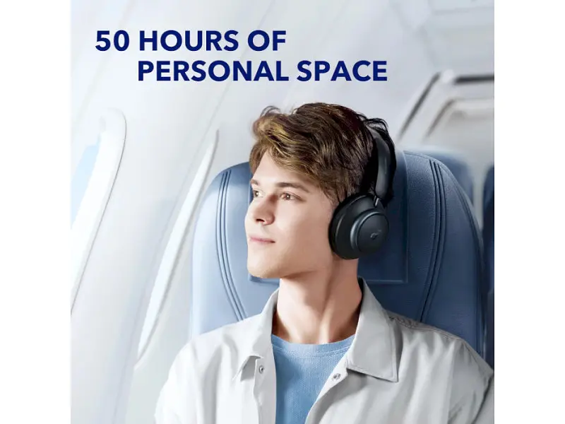 Навушники з мікрофоном ANKER SoundCore Space One Jet Black (A3035G11) - фото 6