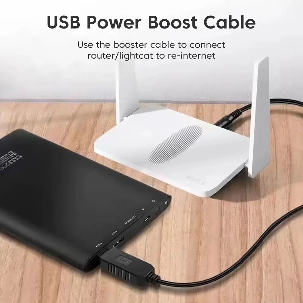 Кабель USB-DC на 12V для живлення роутера від павербанка + 8 адаптерів під різні роз'єми живлення - фото 5