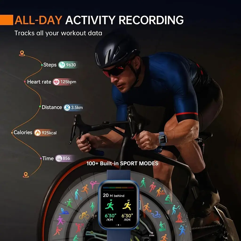 Смарт-годинник Alexa aea 2024 інтегрований та стабільний виклик Bluetooth - фото 3