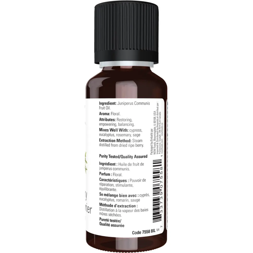 Эфирное масло ягод можжевельника Now Foods Juniper Berry Oil 30 мл - фото 3