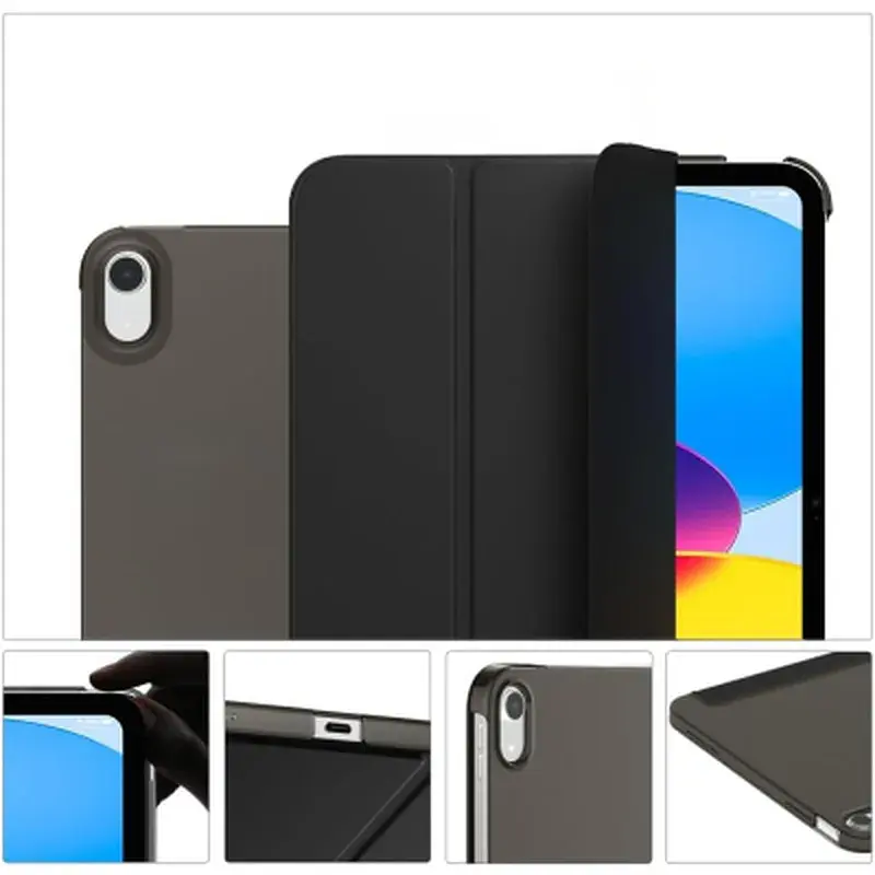 Чохол до планшета BeCover Tri Fold Hard Apple iPad 10.9" 2022/24/11" 2025/2024 Black (712983) - фото 4