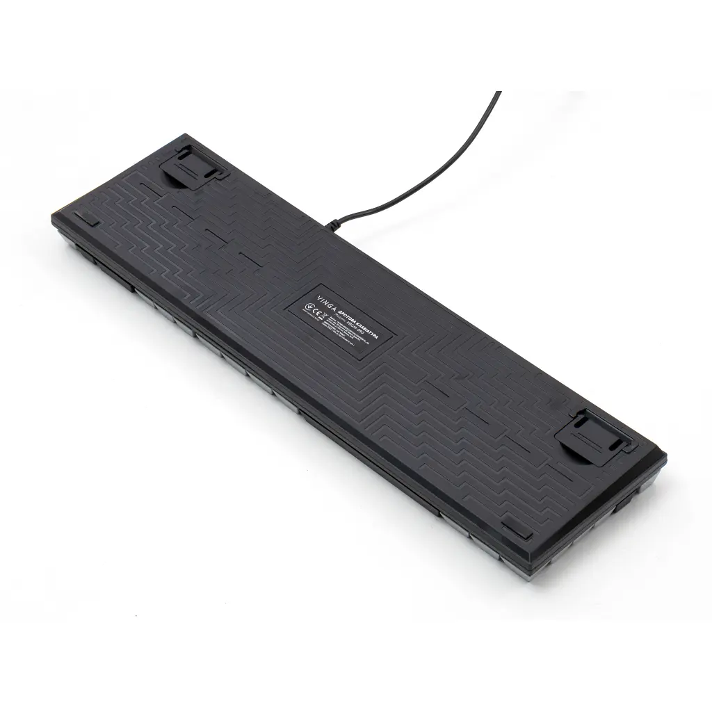 Клавіатура Vinga KBGM-090 LED Blue Switch USB Grey/Black (KBGM-090BL Grey/Black) - фото 8
