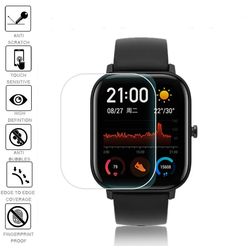 Захисна плівка Amazfeel для смарт годин Amazfit GTS/GTS2, комплект 2 шт. - фото 3