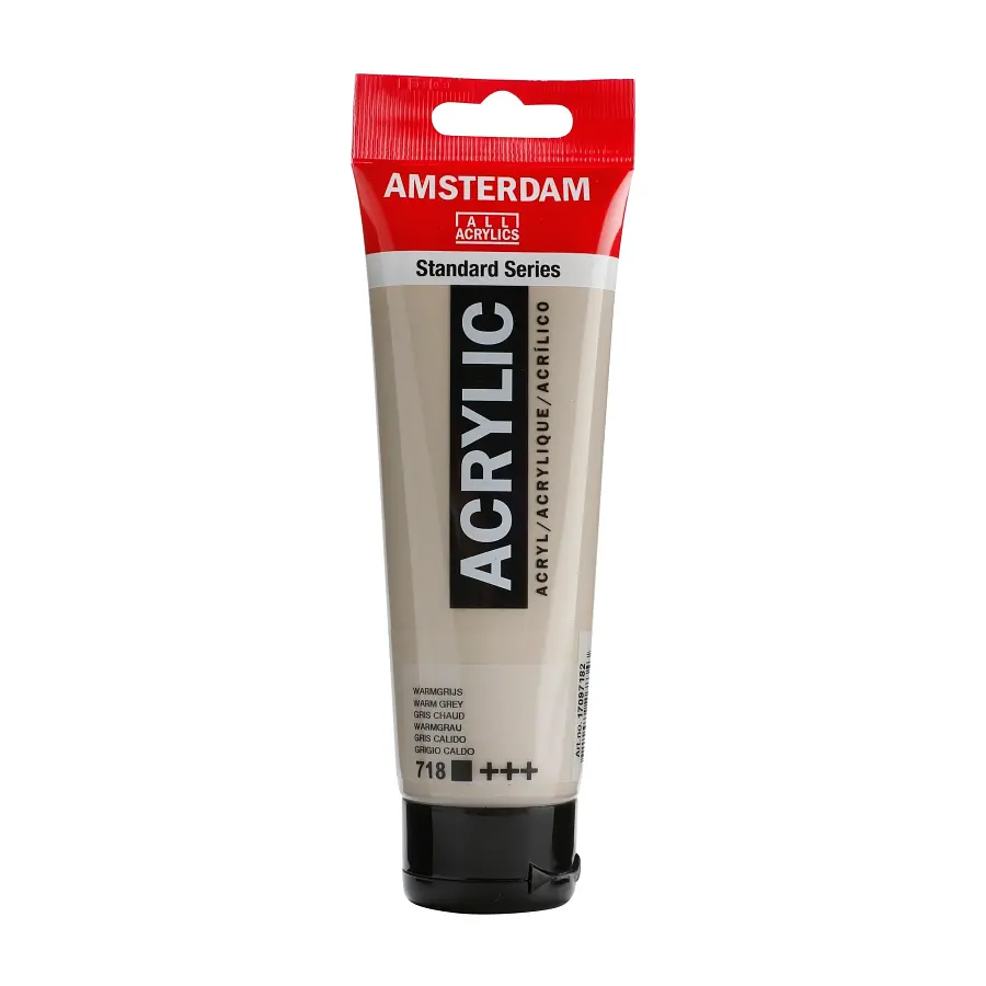 Фарба акрилова Amsterdam (718) Сірий теплий 120 мл Royal Talens (8712079268343)