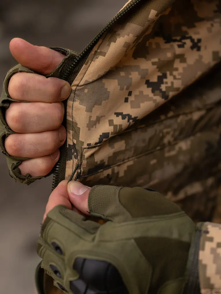 Куртка-вітрівка тактична Klost Poplin колір ММ14, 60 - фото 12