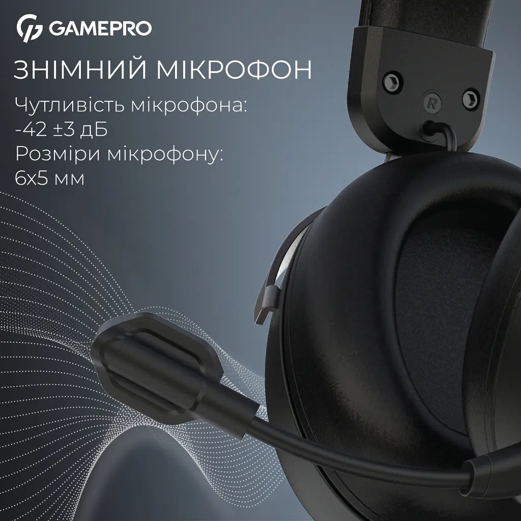 Навушники GamePro Asgard Freya Pro Wireless Black (HSW201B) - фото 9