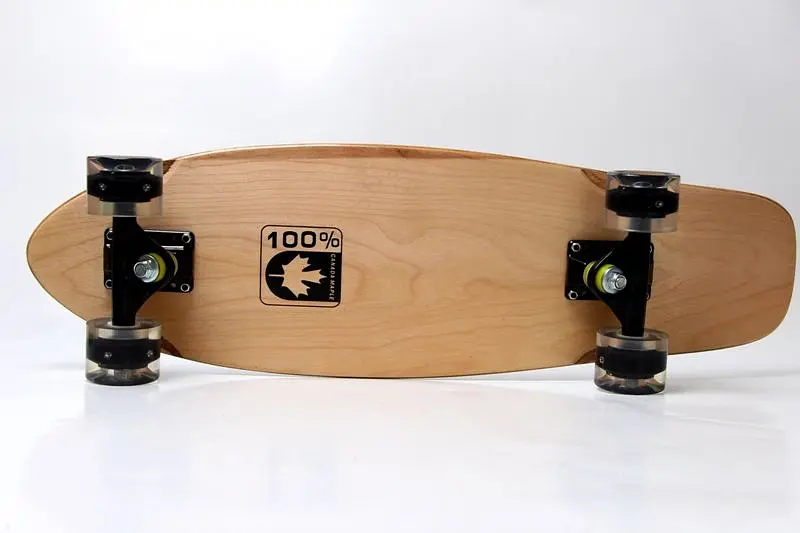 Пенні борд скейтборд 55 х 15 см ABEC-9 "Canada" чорні колеса, що світяться - фото 5