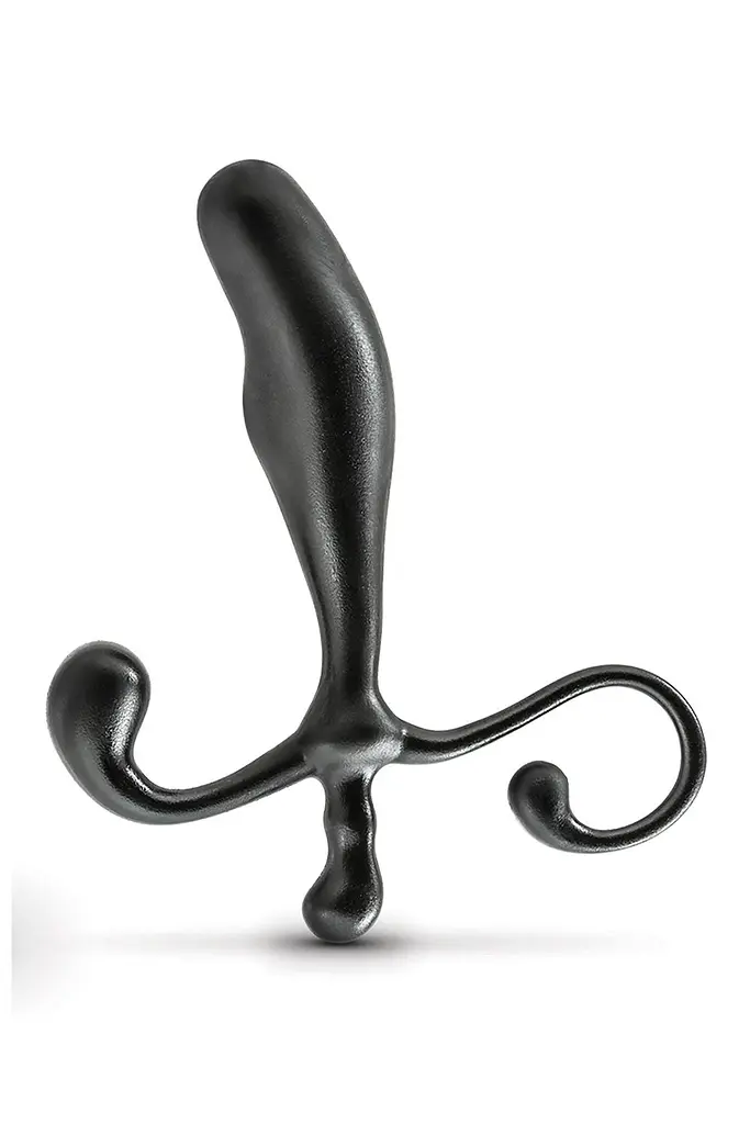 Стимулятор простати Anal Adventures Prostate Stimulator, 12.7 см чорний - фото 2