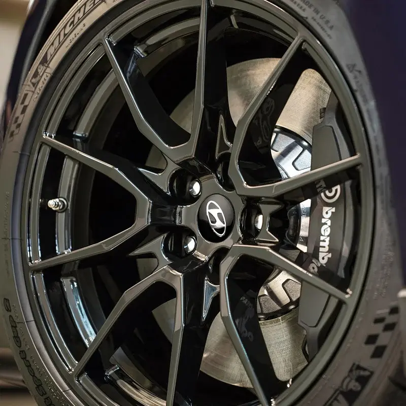 Ковпак колеса Hyundai чорний 60 мм пластик епоксидне покриття 1 шт OEM 52960-L1150 (ковпачок) - фото 2